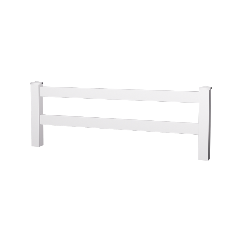 HDA 2レールPVCファームフェンス