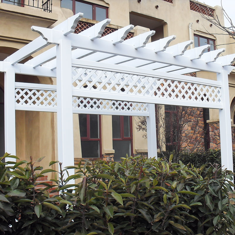 格子付きPVC Pergola
